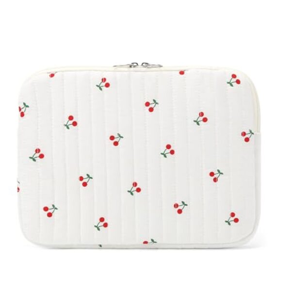 Capa protetora fofa floral para laptop de 13 a 15,6 polegadas acolchoada para laptop para MacBook