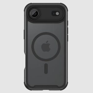 Capa Protetora para iPhone 17 Air, Carregamento Magnético, Silicone Aveludado, Proteção Contra Impacto, Design Minimalista, Preto