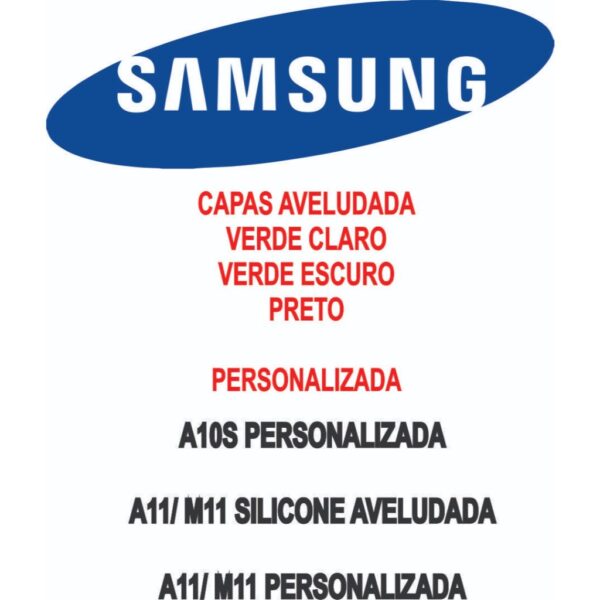 CAPA SAMSUNG A10S PERSONALIZADA A11/M11 PRETO VERDE CLARO VERDE ESCURO E A11/M11 PERSONALIZADA