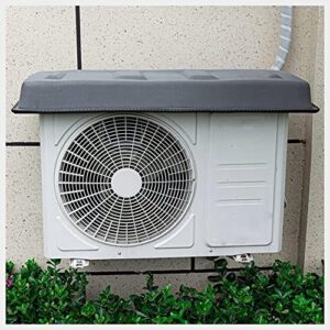 Capas De Ar Condicionado Para Unidades Externas, Tampa Superior De Ar Condicionado à Prova De Chuva, à Prova De Poeira, Anti-ultravioleta, à Prova De Som, Todas As Estações, Grey, 95x45cm