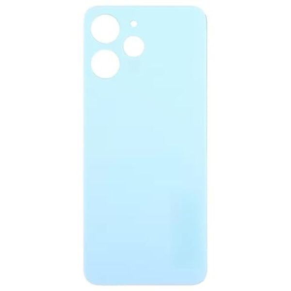 Capa traseira para Xiaomi Redmi 12 4G, peças sobressalentes, capa traseira, bateria, capa de porta (azul)