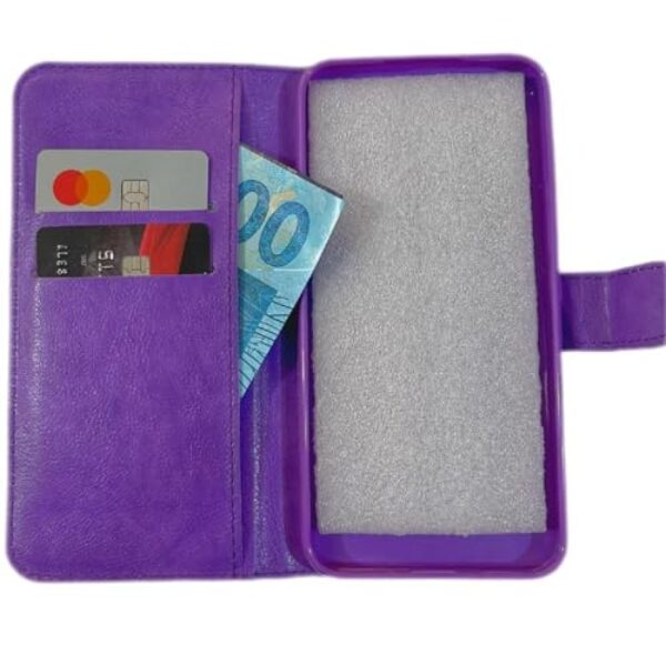 Capinha Carteira para Xiaomi Poco F6 Pro Roxo