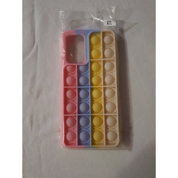 Capinha Pop it Fidget Toy Empurra Bolha Anti Stress Compatível com GALAXY A12 / M12 / A12 4G A24 M54 5G A34 5G A54 5G M14 5G A14 S23 S23 Plus S23 Ultra A14 5G A04e A04s A04 A23 5G M13 5G M13 M53 5G A33 5G A53 5G A73 5G A13 A23 M23 5G M33 S22 S22 Plus S22