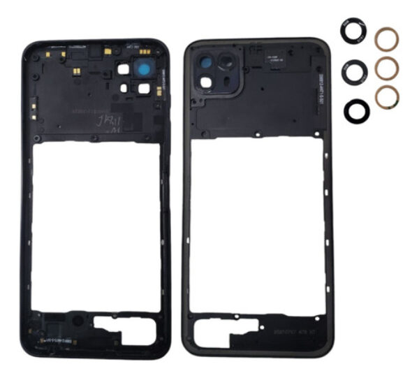 Carcaça Aro Lateral Para Moto G50 5g Xt2149 + Lente