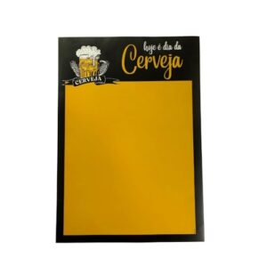 Cartaz de Oferta Dia Da Cerveja A3 29,7x42cm Papel Duplex 100 unidades