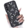 CASBST Capa para Samsung Galaxy A36 5G, design criativo de flores para meninas e mulheres, capa de silicone líquido, moldura mais grossa à prova de choque e resistente a arranhões, capa macia para
