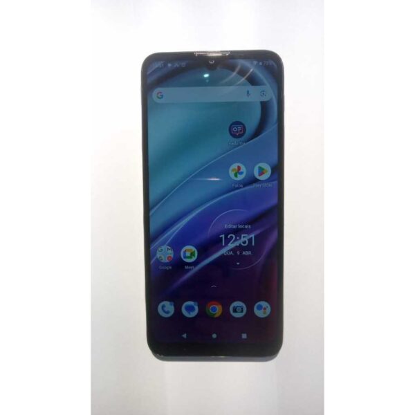 Celular Moto g20 azul 64gb 4gb Ram Cam 48mpx processador Octa Core 1.8ghz com biometria