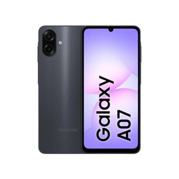 Celular Samsung Galaxy A07 256GB, 8GB, Câm. 50MP, Tela 6.7"- Preto