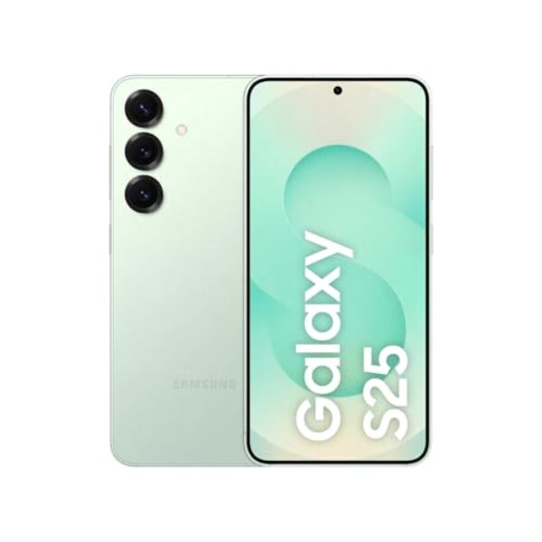 Celular Samsung Galaxy S25 5G, 256GB, 12GB RAM, Câmera Tripla de 50+12+10, Tela Grande de 6.2", Verde