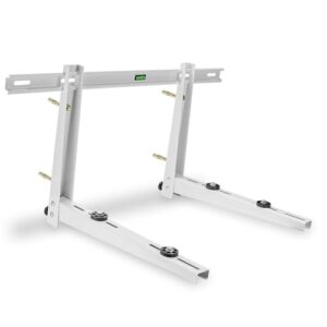 Cenipar Mini suporte de montagem de parede dividido para 18000BTU-24000BTU, suporte de ar condicionado dividido sem dutos para ac, mini splt, HVAC, bomba de calor de até 217 kg