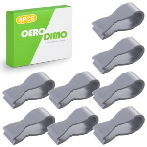 CeroDimo 8 peças de clipes de toalha de cozinha para alça de forno, clipe de toalha de mão para cozinha, banheiro, máquina de lavar louça, fogão evita que as toalhas caiam, chega de toalhas no chão