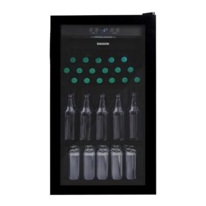 Cervejeira Suggar 98L 127v Preto Porta de Vidro