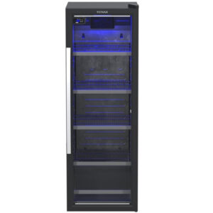 Cervejeira Venax Blue Light 200 Litros Abertura Para Direita Preto Fosco 110V 32164