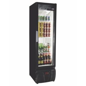 Cervejeira Vertical Frilux 300 Litros Preto Porta de Vidro Aquecido 127V RF-015