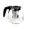 Chaleira Bule de Vidro com Infusor de Chá e Café 950ml – Inox