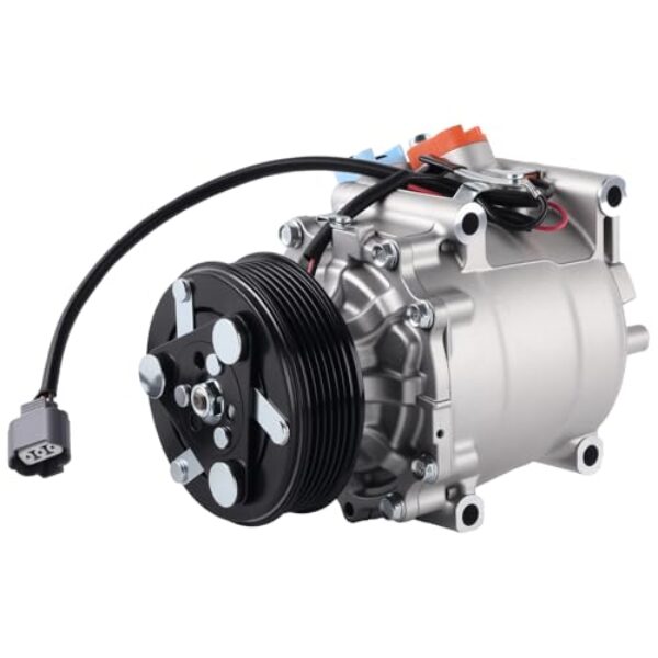 Charouse Compressor de ar condicionado CO 4914AC compatível com Honda Civic 1.7L 2002 2003 2004 2005 Substituir 0610061 6511266 2004914AM
