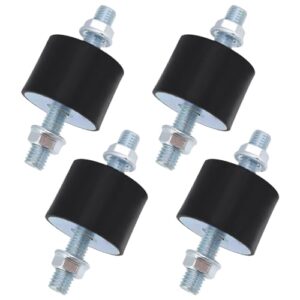 Chinflly 8 peças de isolador de borracha M10, antivibração, amortecedor, bloco silencioso, para compressor de ar, bomba de água e barco