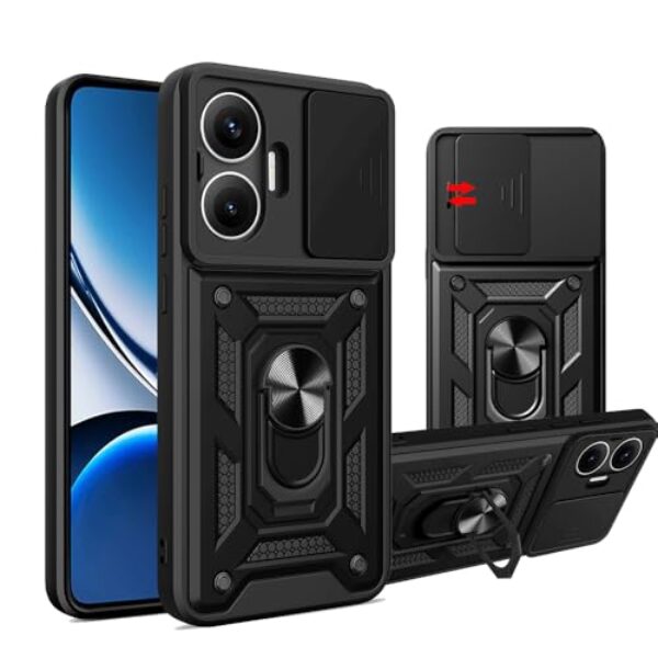 Chroma Tech, Capa Capinha Case Compatível com Poco F7 Normal - Protetora Militar Resistente Anti Impacto Queda Armadura Defender