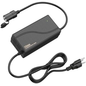 Cllena Conversor de 110 V para 12 V conversor CA para CC 12 volts 15A 180W adaptador de fonte de alimentação com tomada de isqueiro de carro 100V-240V AC para geladeira de carro, inflador de pneu