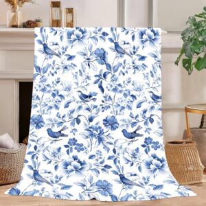 Cobertor de flores cobertor de lã floral super macio felpudo aconchegante decoração floral quente cobertores de cama presente para meninos, meninas, homens, mulheres, crianças e adultos 127 cm x 101