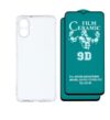 Compatível com Samsung Galaxy A07-1 Capinha Capa Case Anti Impacto + 2 Peliculas de Ceramica Gel 9d Full Coverage