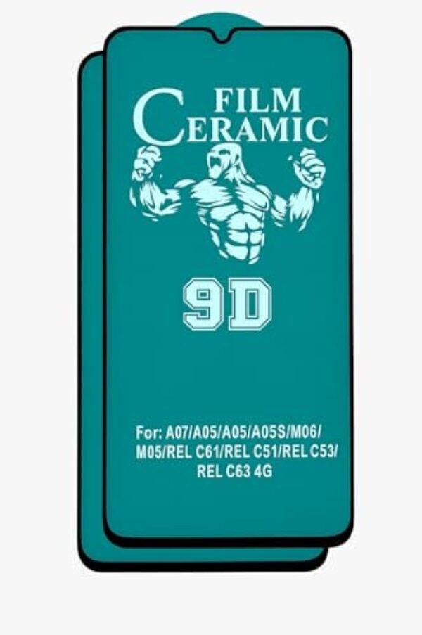 Compatível com Samsung Galaxy A07-2 Películas de Ceramica Gel 9d Protetora de Tela anti-riscos queda choque Full Cover
