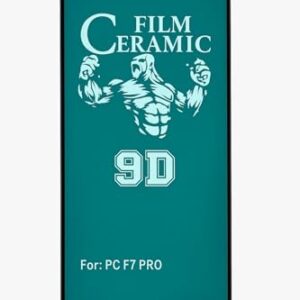Compatível com Xiaomi Poco F7 Pro - Película de Ceramica Gel 9d Protetora de Tela anti-riscos queda choque