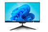 Computador All-in-One - Tela IPS Full HD de 21,5 polegadas, Windows 11, 4 GB de RAM, 128 GB de armazenamento eMMC com memória expansível, teclado e mouse sem fio, webcam embutida, 12 meses de garantia