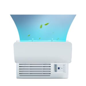 Condicionador de ar para janela, para-brisa universal, defletor de ar condicionado de ângulo ajustável, evita o sopro direto de calor e ar frio para ventilações, parede lateral e unidade CA de janela