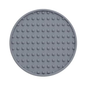 Conjunto de 8 porta-copos de silicone, porta-copos de 10 cm com suporte, porta-copos redondos para bebidas cerveja café home office bar mesa proteção de mesa, porta-copos de borracha antiderrapante