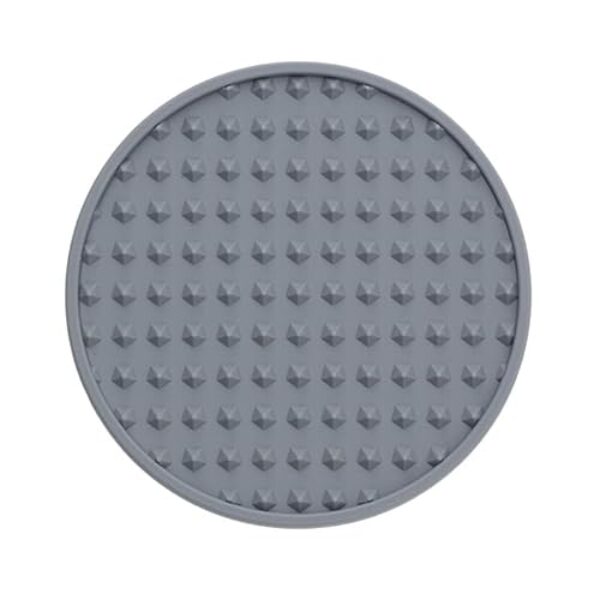 Conjunto de 8 porta-copos de silicone, porta-copos de 10 cm com suporte, porta-copos redondos para bebidas cerveja café home office bar mesa proteção de mesa, porta-copos de borracha antiderrapante