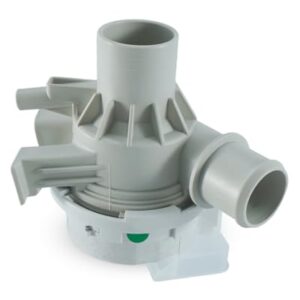 Conjunto de bomba de drenagem para lava-louças adequado para motor LG Kenmore DC 26V WT7300CW/00 WT7300CV/00 WT7100CW/00 WT7800CV/00 substitui AHA75673401 AAN73209838 PD00061712 PD00061712 61712