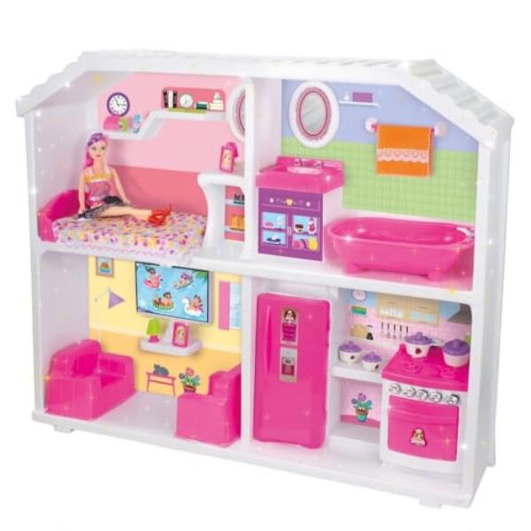 Conjunto de Cozinha de Brinquedo, Infantil Doce Encantada, Cor Rosa, para Crianças,Faz de Conta e Casinha - Tema Culinária