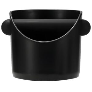 Conjunto de mini caixa redonda de 2 peças para café expresso, inclui agulha de pó, plástico ABS, base segura para lava-louças, acessórios para uso doméstico