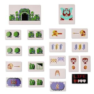Conjunto de ímãs de 8 bits The Legend of Zelda | 20 ímãs