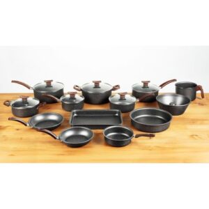 Conjunto de Panelas Antiaderentes Com Tampa de Vidro, Composto Por 13 PeçAs, FáCil de Limpar – o Seu Companheiro Ideal Para Cozinhar!(13 Preto)