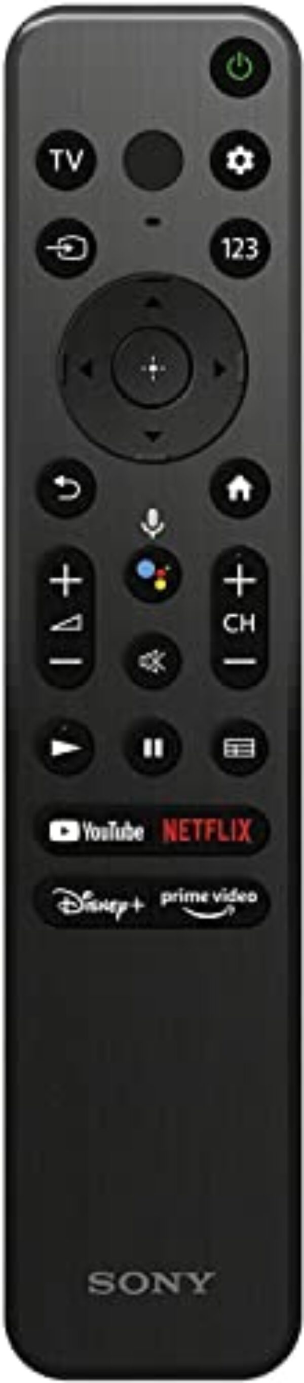 Controle remoto de substituição para TV por voz para Sony XR65X95K 65 polegadas, XR75X95K 75 polegadas 4K Ultra HD TV X95K XR Mini LED Smart TV