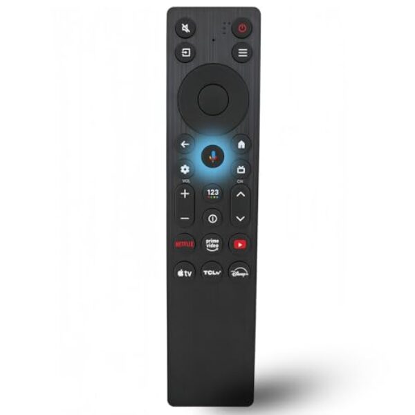Controle remoto de substituição por voz RC923A FMB1 compatível com TCL Smart LED TV RC923A-FMB1