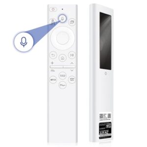 Controle remoto de TV solar BN59-01391A para Samsung Smart TV Frame TV Remote com função de alimentação de célula solar recarregável por voz, adequado para Samsung 2021-2023 Neo QLED The Frame e 4K 8K