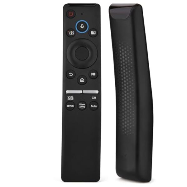 Controle remoto de voz para Samsung Smart TV, controle de substituição para todas as Smart TVs Samsung 2019 a 2025, cristal/curvado/UHD/QLED/T/QLED/4K 8K Smart TVs, BN59-01312A