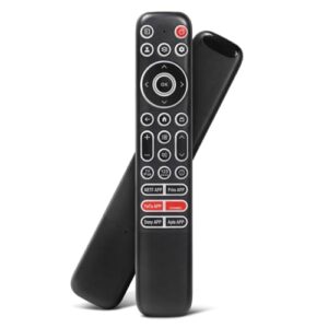 Controle remoto retroiluminado adequado para T-CL Google TV, RC813 de substituição compatível com T-CL 4K UHD HDR LED QLED QD-Mini Smart TVs Full-HD QM8/QM7/S5/S4/S3/Q7/Q6/Q5