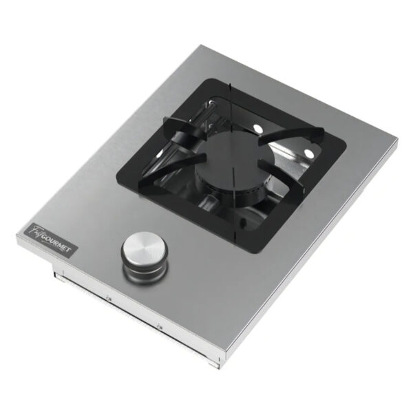 Cooktop Embutir Fogão Industrial Gás 1 Boca Queimador Simples Aço Inox Cor Prateado