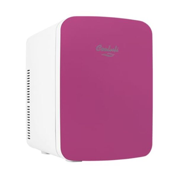 Cooluli Mini geladeira de 15 L para quarto - carro, mesa de escritório e dormitório universitário - Cooler e aquecedor portátil de 12 V para alimentos, bebidas, cuidados com a pele, beleza e maquiagem