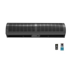 Cortina de ar, comercial silenciosa, montada na parede, estilo de controle remoto 91 cm, 2 velocidades de vento - controle remoto - 152 cm