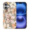 COTAIL Capa para iPhone 17, capa híbrida de 2 camadas, proteção de nível militar, durável, à prova de choque, anti-arranhões, flores boho