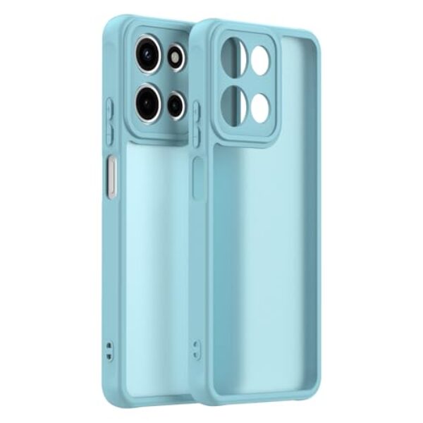 Covthch Capa para celular Motorola Moto G Play 2026, design fosco translúcido, à prova de choque, antiderrapante, fina, flexível, proteção amortecedora, capa de silicone compatível com Motorola Moto G