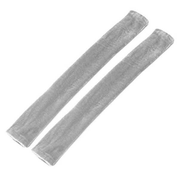 Cryfokt Tampa da Maçaneta da Porta Geladeira, Protetor Antiderrapante, Decoração de Eletrodomésticos para Geladeira, Forno, Máquina de Lavar Louça, 2 Peças, Material de Pano (Cinza)