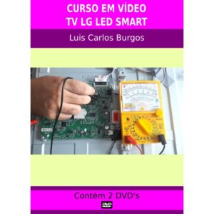 Curso em DVDaula físico Manutenção e/ou Reparação TV LED LG Smart
