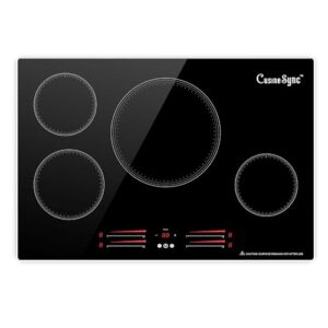 Cusinesync Controle de toque do fogão de indução com 4 queimadores de 76,2 cm