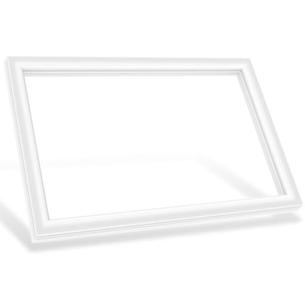 DA97-12522E Gaxeta de porta de congelador de geladeira compatível com Samsung 3973451 AP5620759 PS4176603 EAP4176603 Vedação de porta de freezer branca